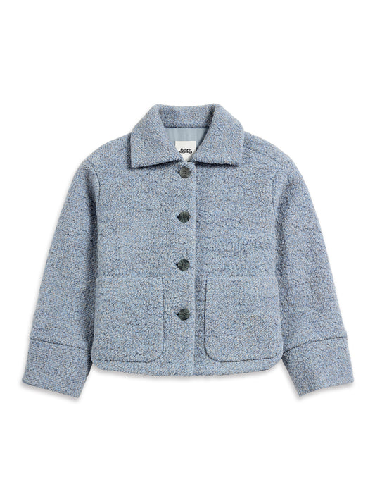 Button-up Boucle Jacket