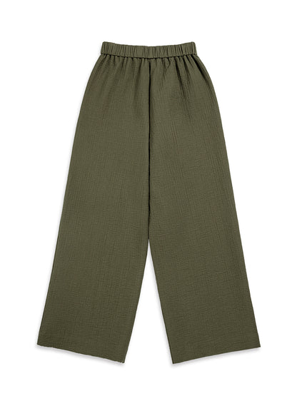 Wide Leg Cropped Pants