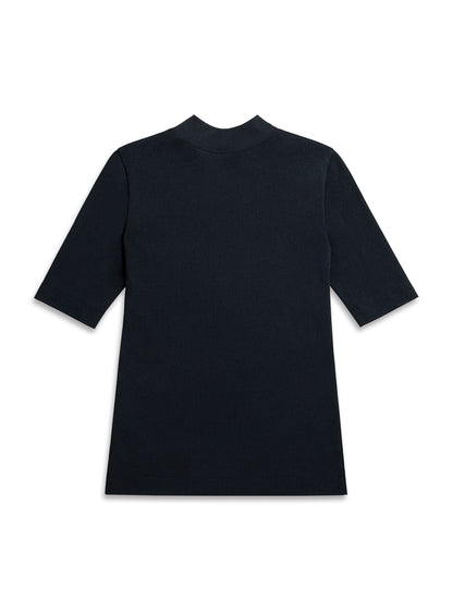 Mock Neck Tee