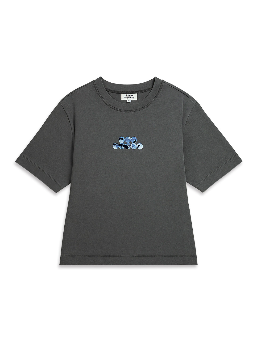 Flocking Print Symbol Tee