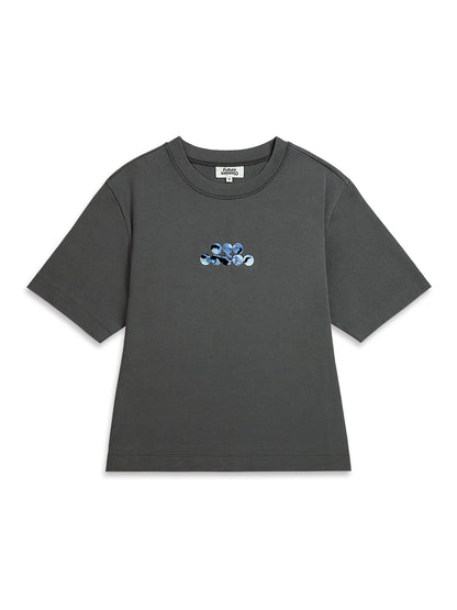 Flocking Print Symbol Tee