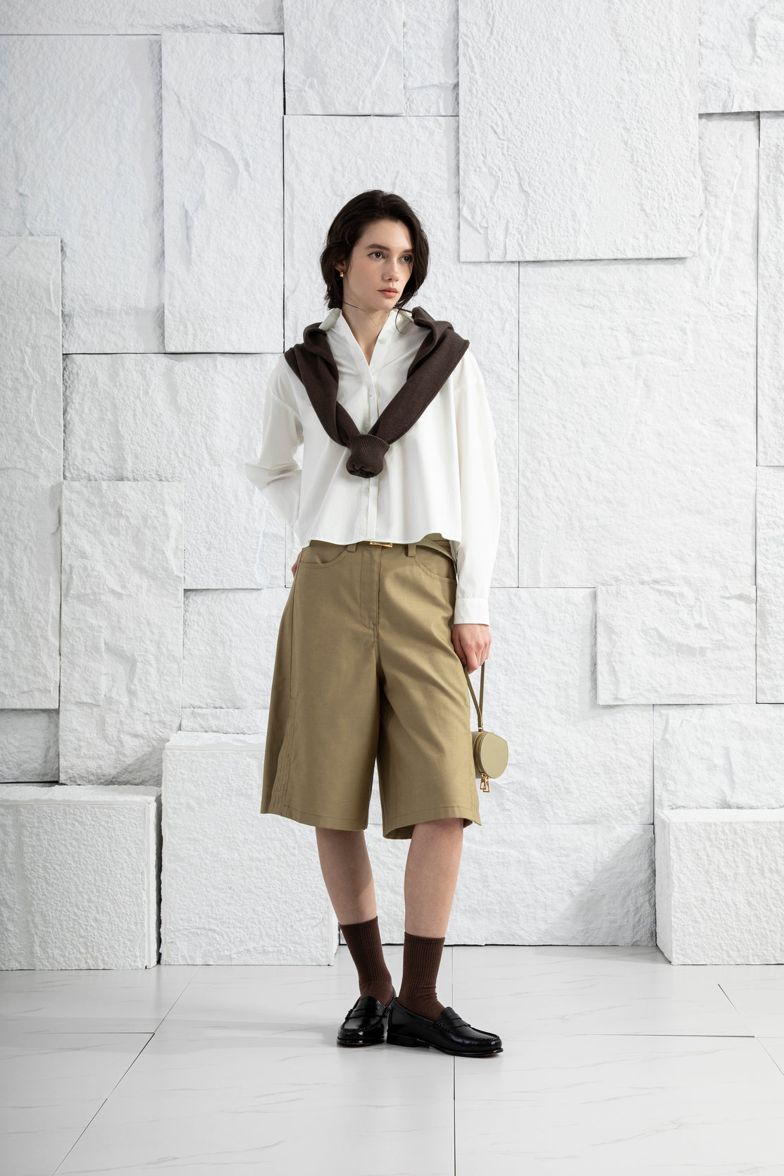 Side Slit City Shorts