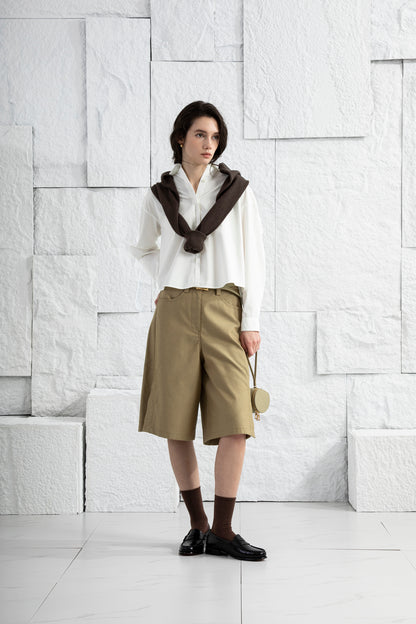 Side Slit City Shorts