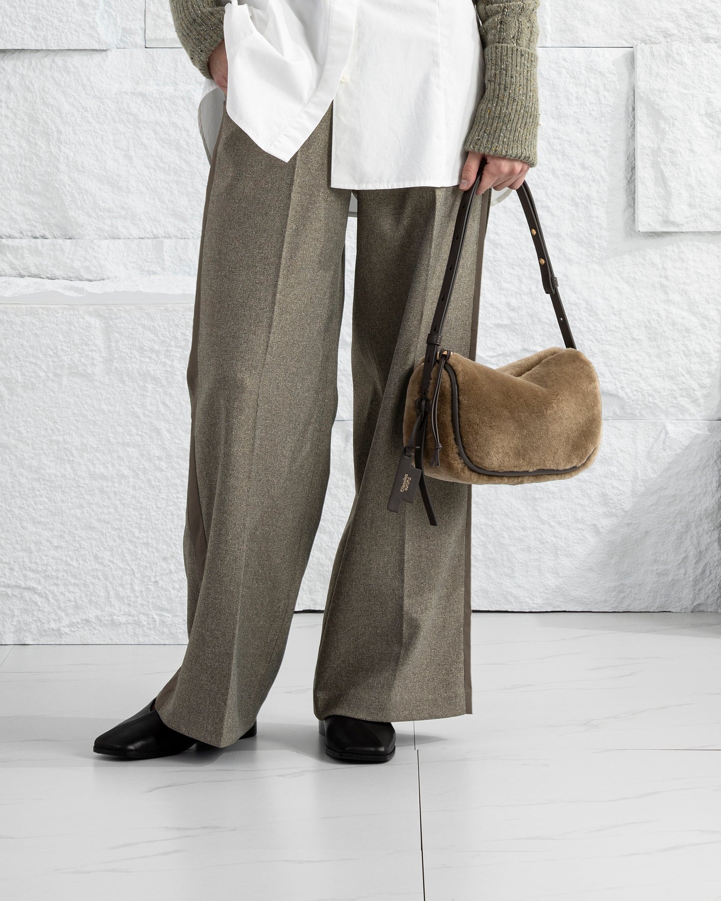 Small Sheepskin Loaf Crossbody