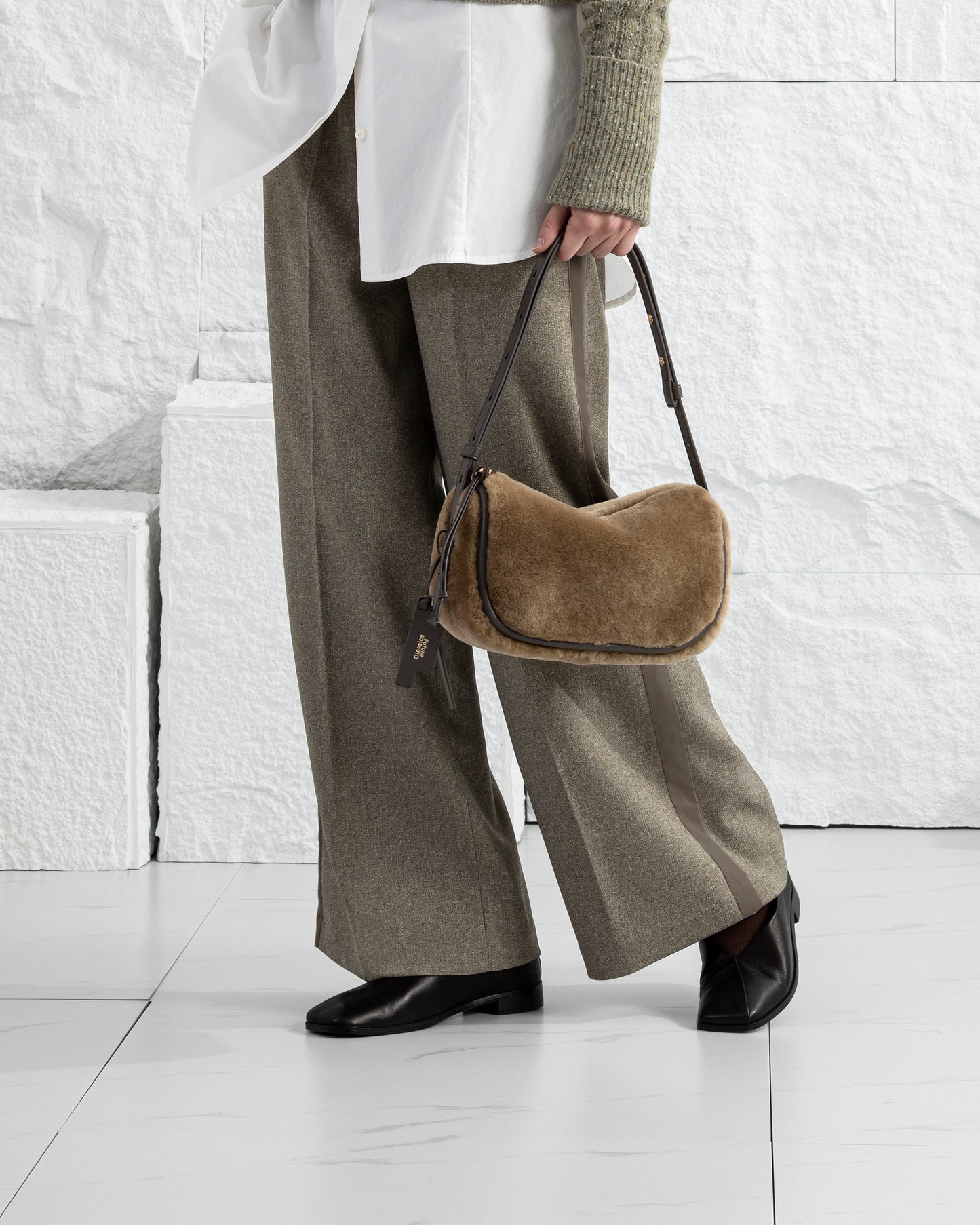 Small Sheepskin Loaf Crossbody