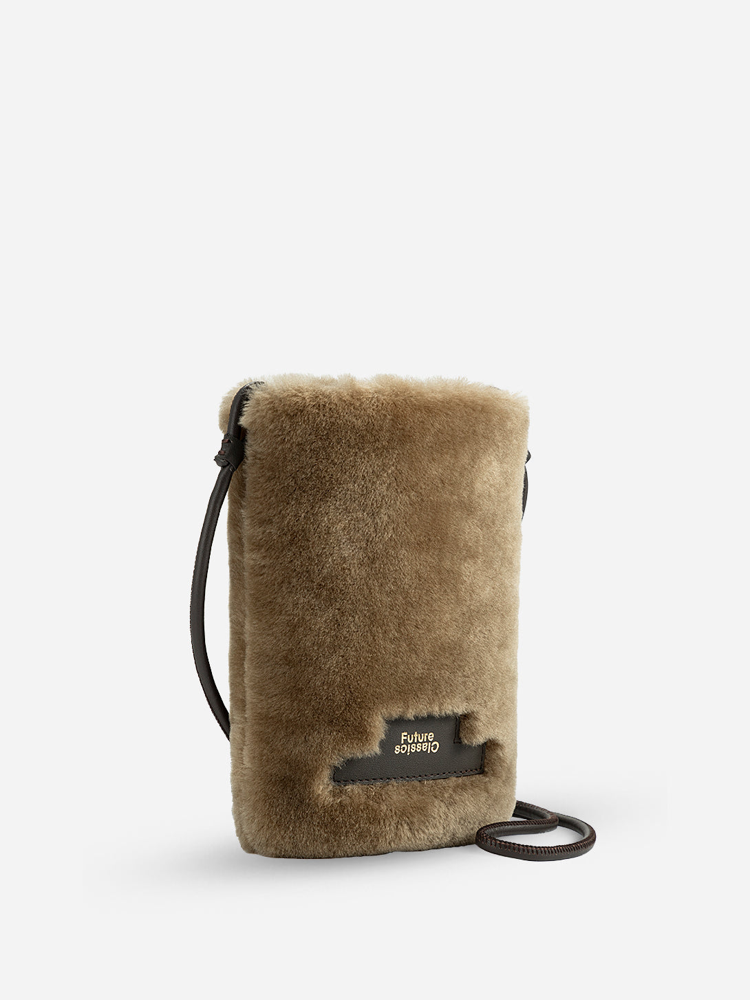 Mini Sheepskin Phone Crossbody