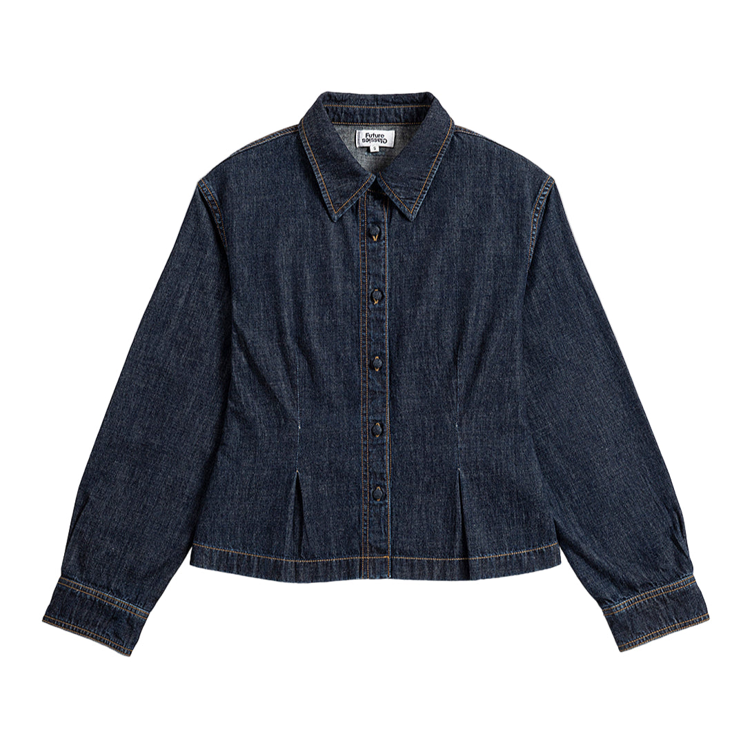 Sculptured Denim Shirt