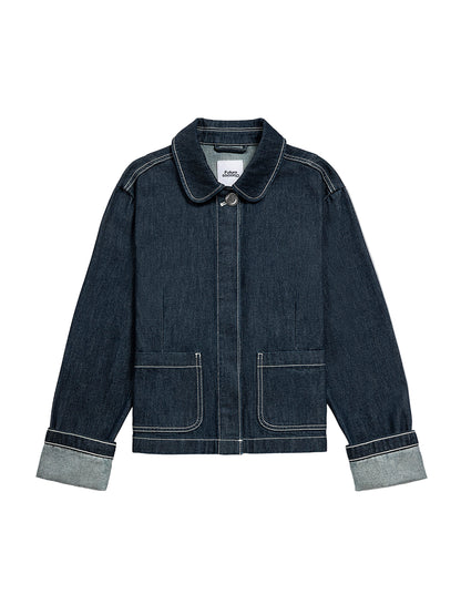 Cuffed Peter Pan Jacket