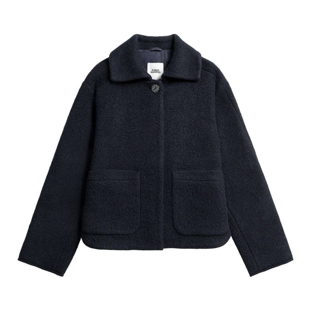 ジャケット・アウター NUGU Hairy Wool Half Coat Hairy Wool Jacket – kapok