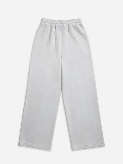 Textured Pintuck Sweatpants