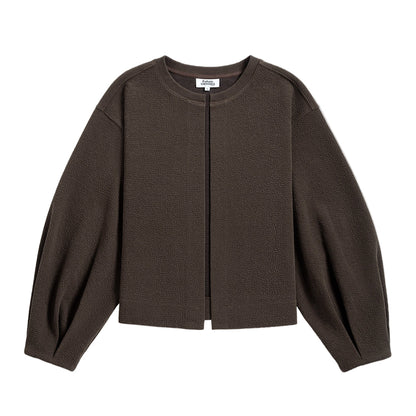 Textured Split Cardigan