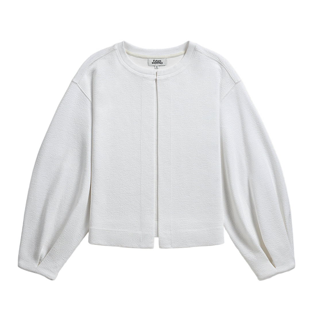 Textured Split Cardigan