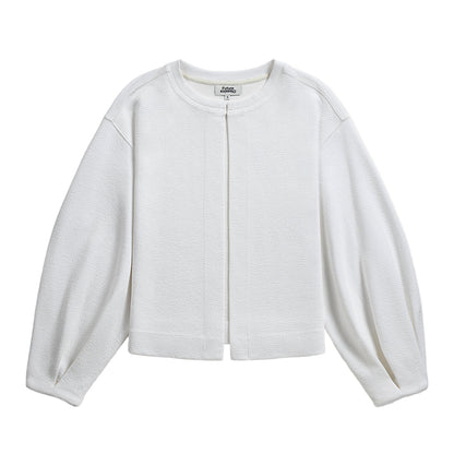 Textured Split Cardigan