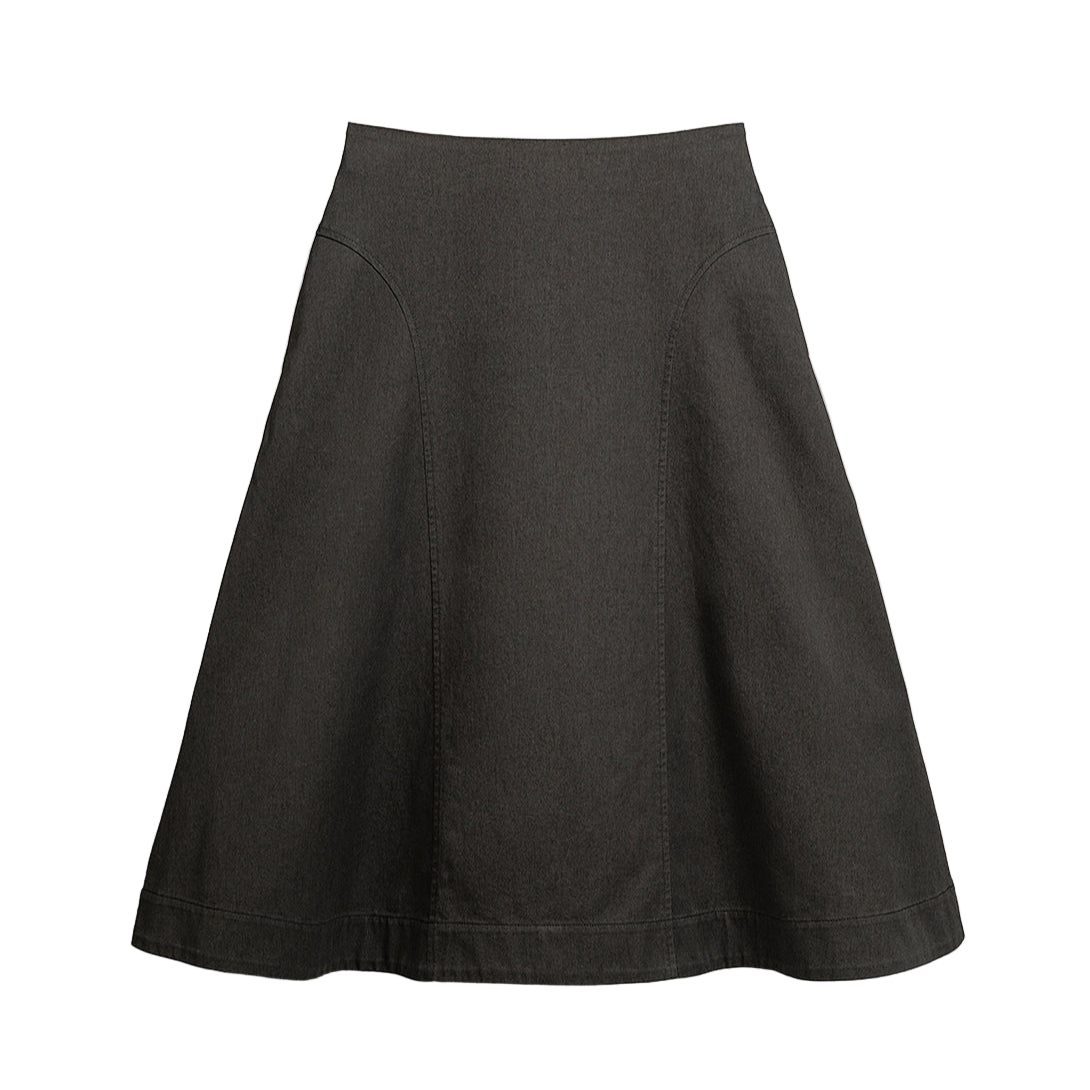 Panel Flared Skirt