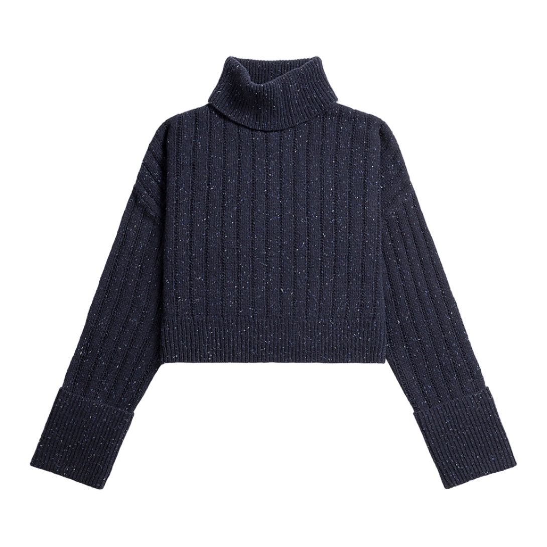 Cuffed Turtleneck Sweater