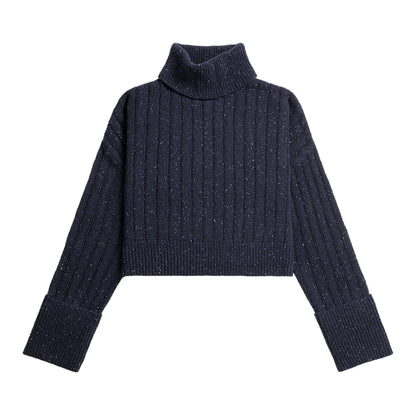 Cuffed Turtleneck Sweater