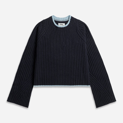 Double Collar Sweater