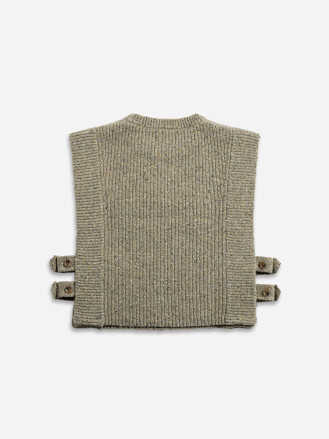 Cropped Boxy Sweater Vest