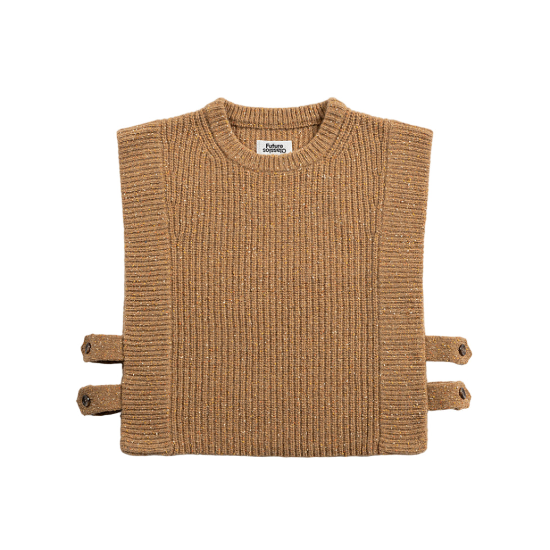 Cropped Boxy Sweater Vest