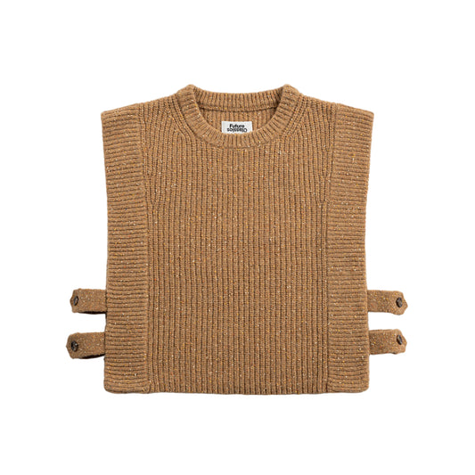 Cropped Boxy Sweater Vest