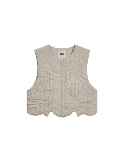Marble Quilted Vest