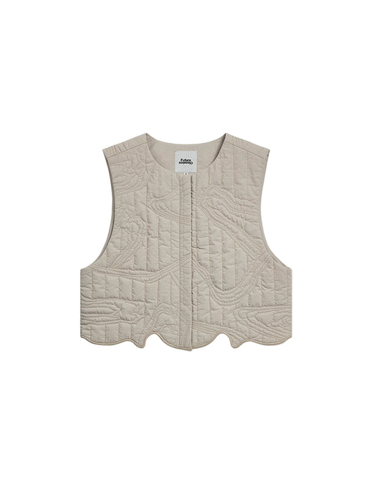Marble Quilted Vest