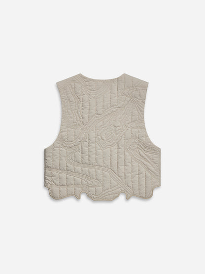 Marble Quilted Vest
