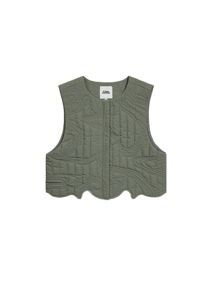 Marble Quilted Vest