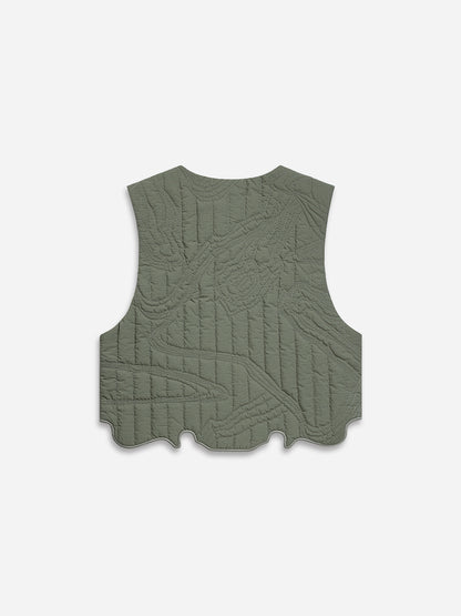 Marble Quilted Vest