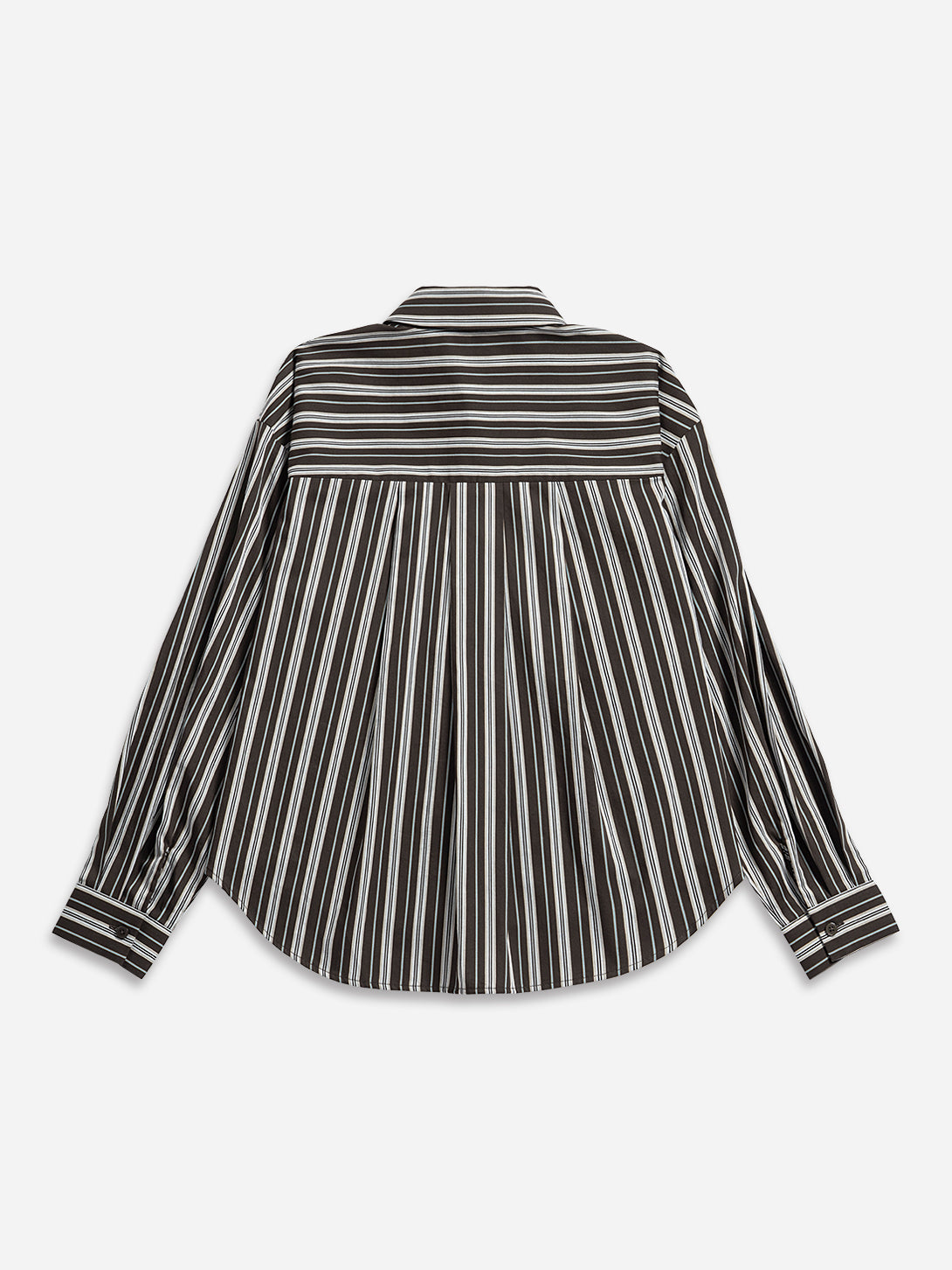 Striped Crop Boxy Shirt