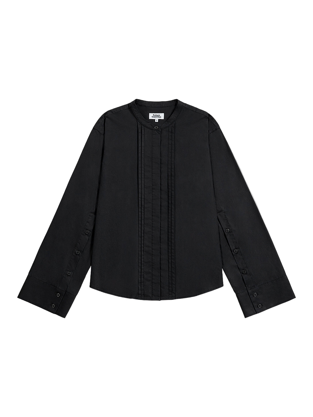 Pleated Bell Sleeve Shirt