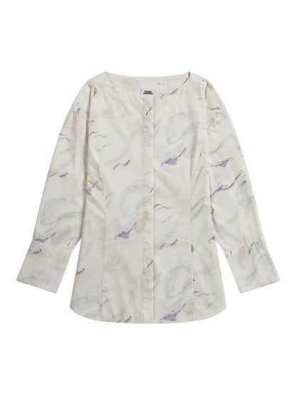 AOP Boat Neck Shirt