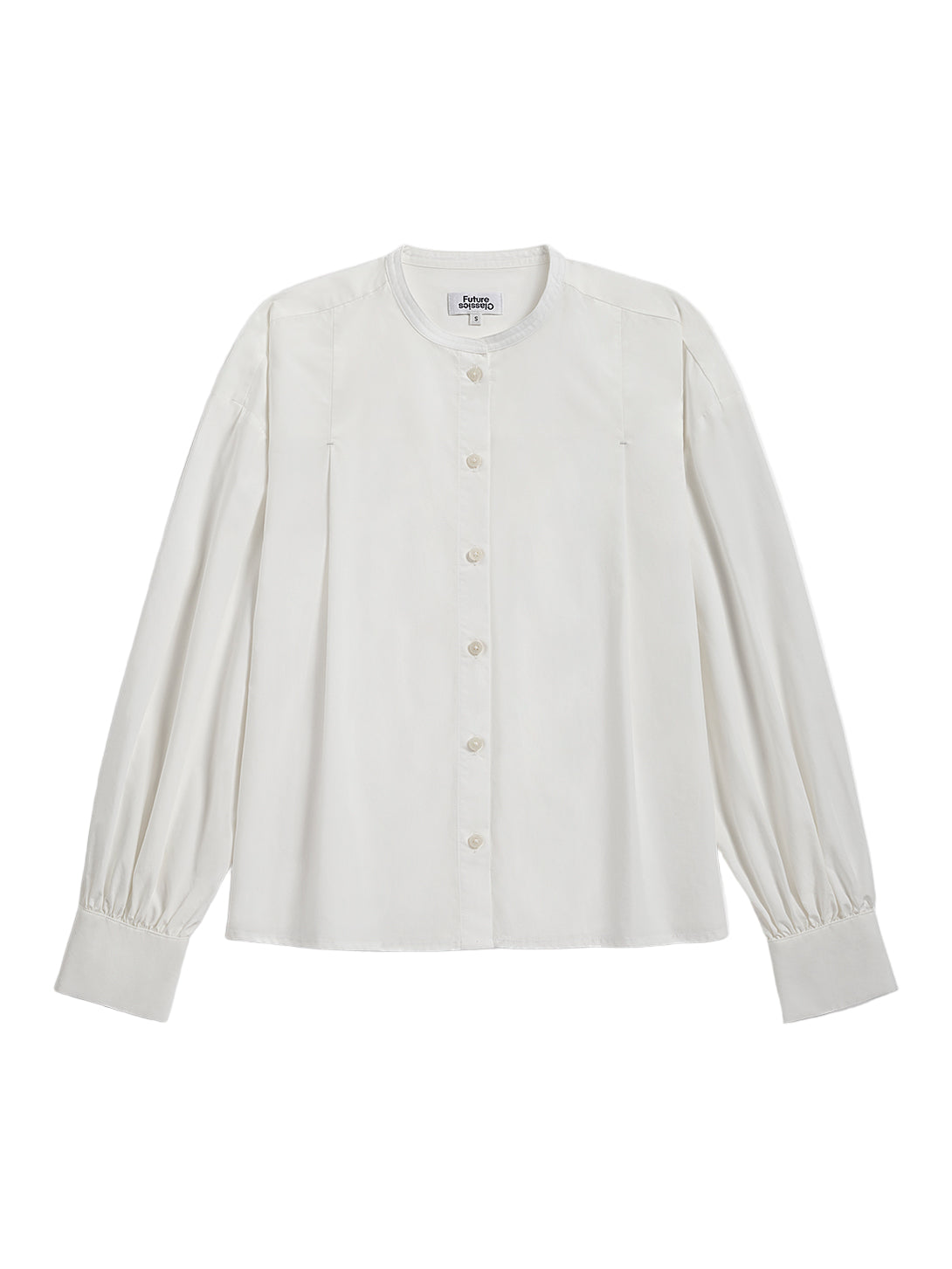 Pleated Lantern Blouse