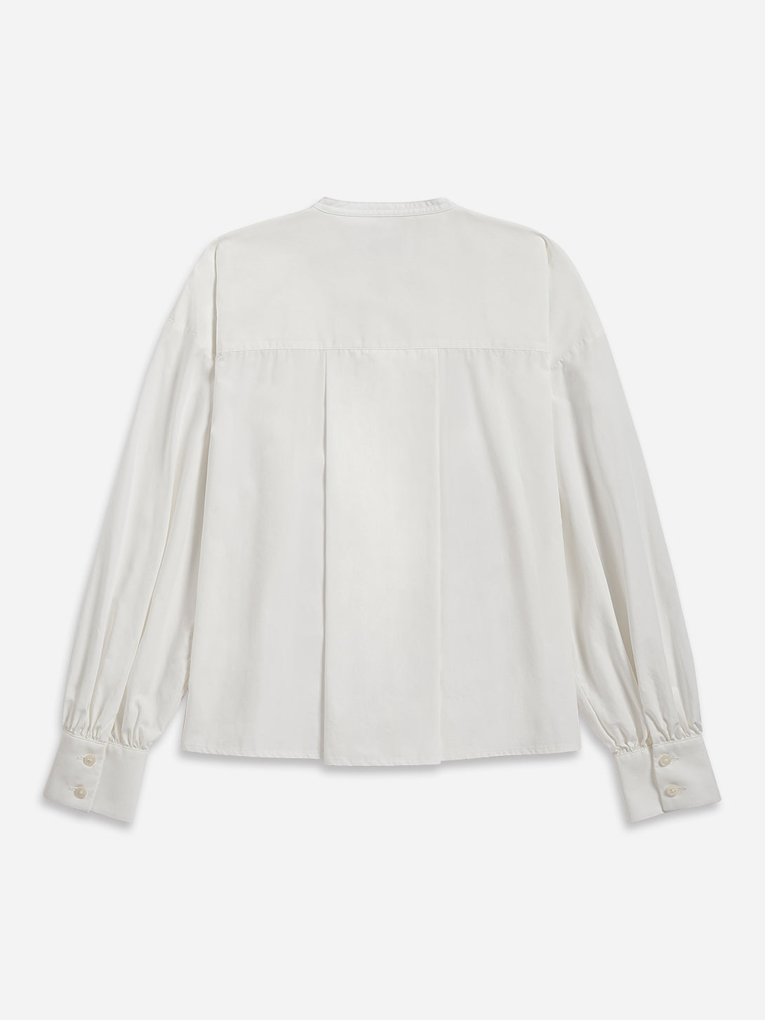 Pleated Lantern Blouse