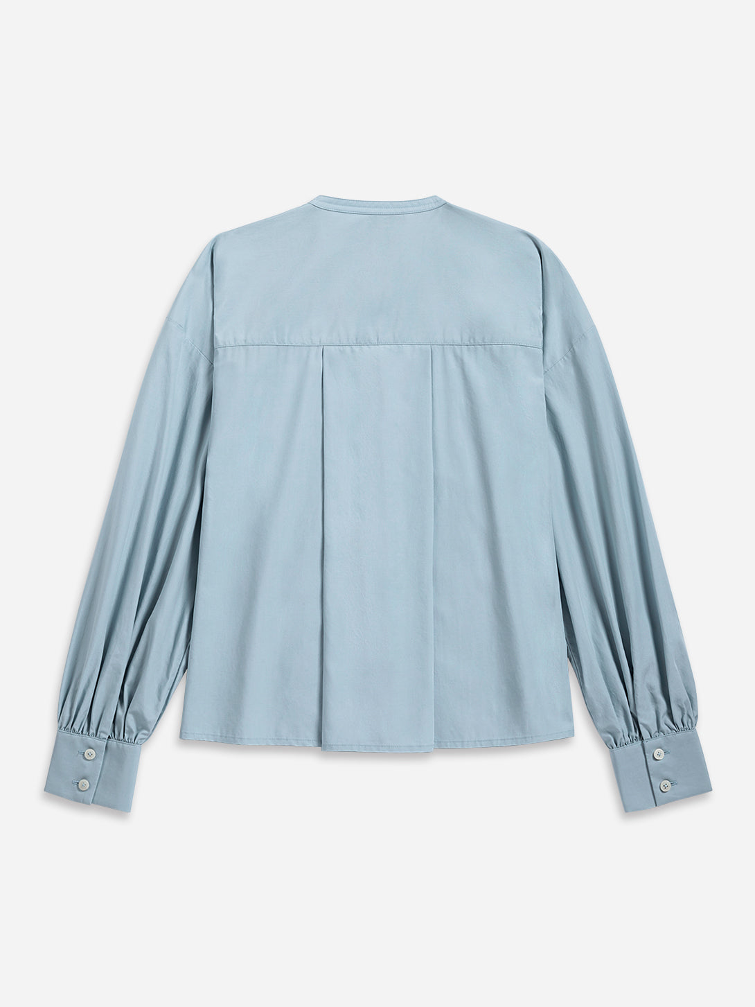 Pleated Lantern Blouse