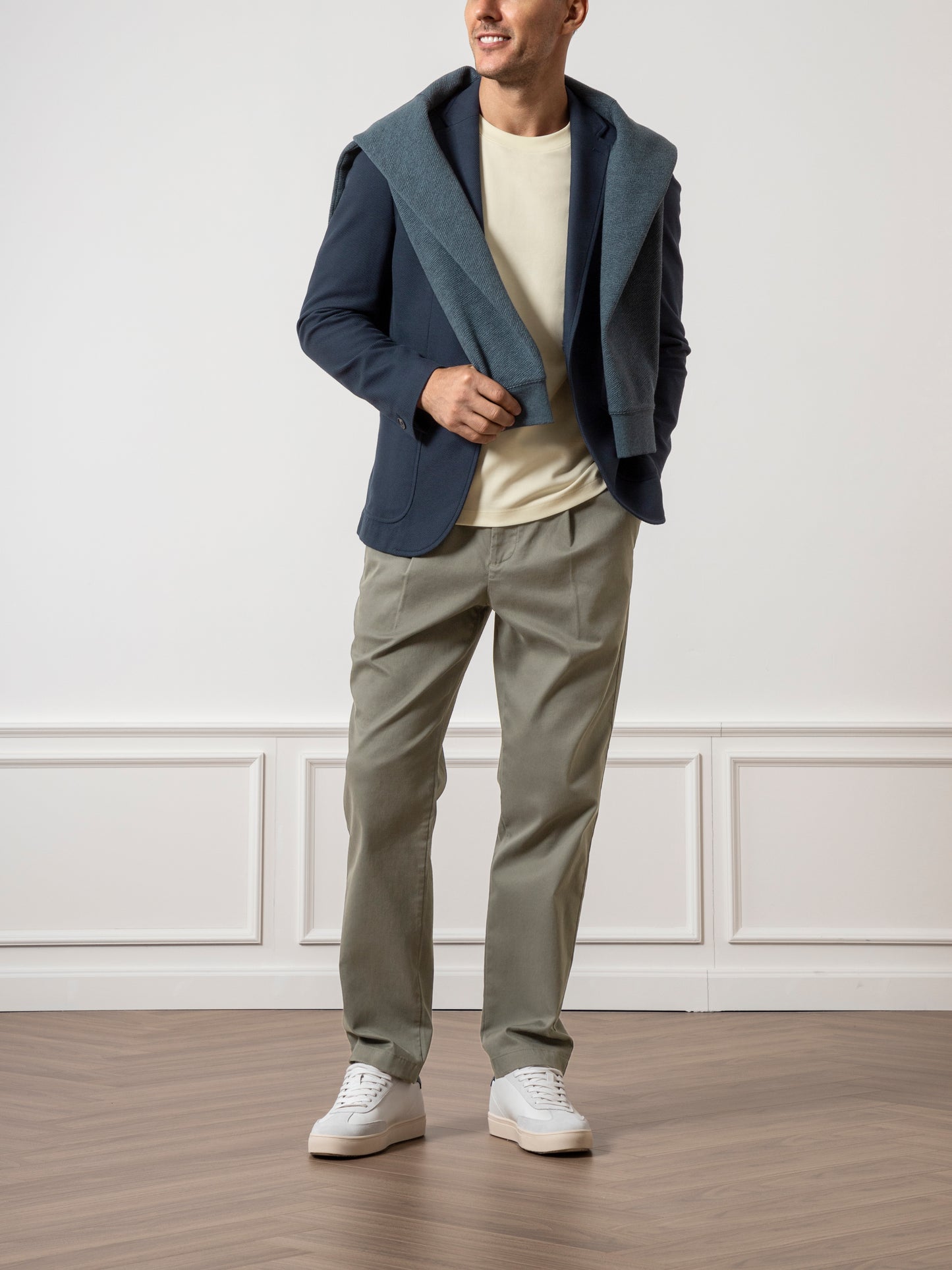 Perry Honeycomb Knit Blazer