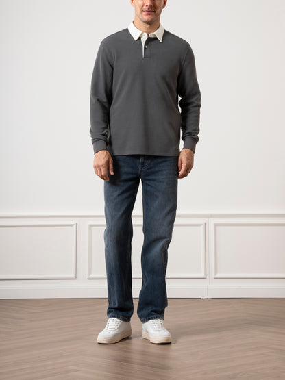 Lind Waffle Rugby Polo