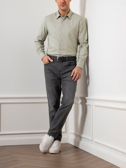 Arik Heather Gridcheck Shirt