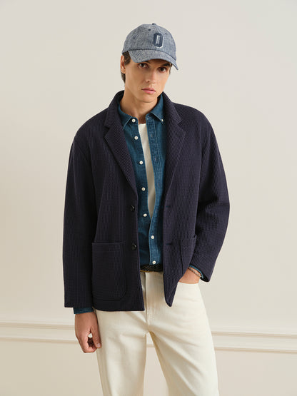 Murray Wavy Jacquard Blazer