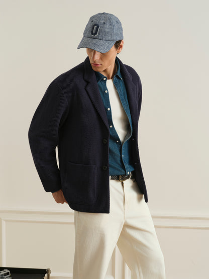 Murray Wavy Jacquard Blazer