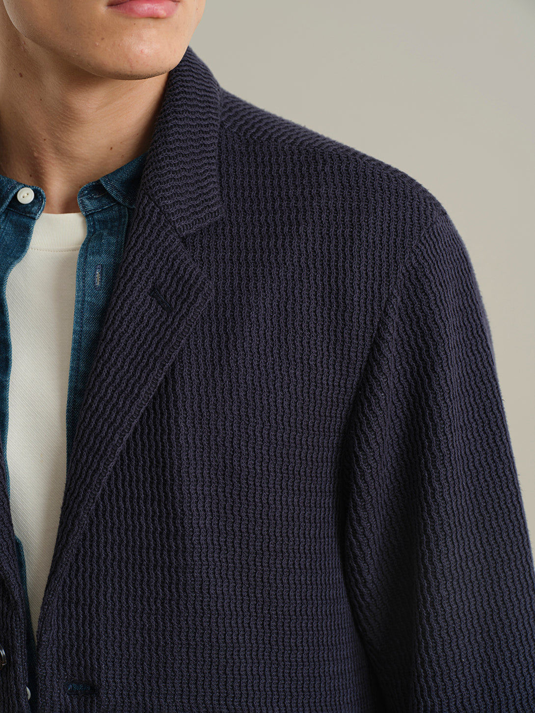 Murray Wavy Jacquard Blazer