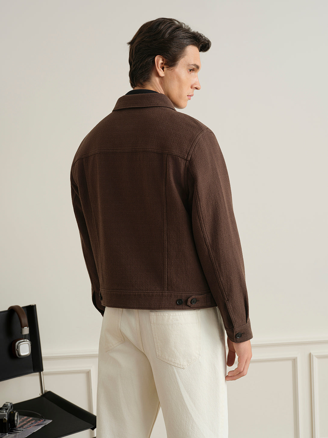 Elliot Textured Trucker Jacket