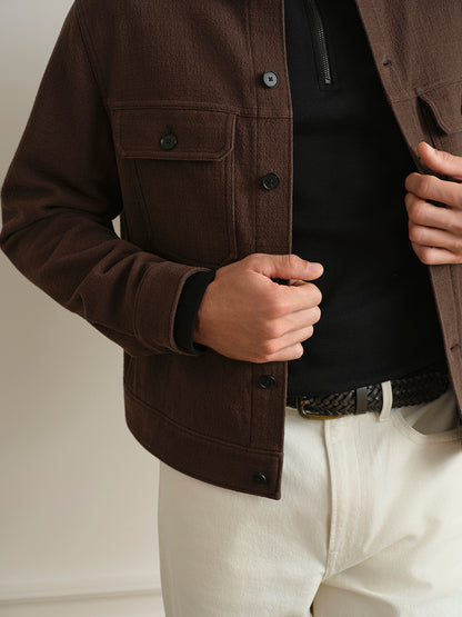 Elliot Textured Trucker Jacket