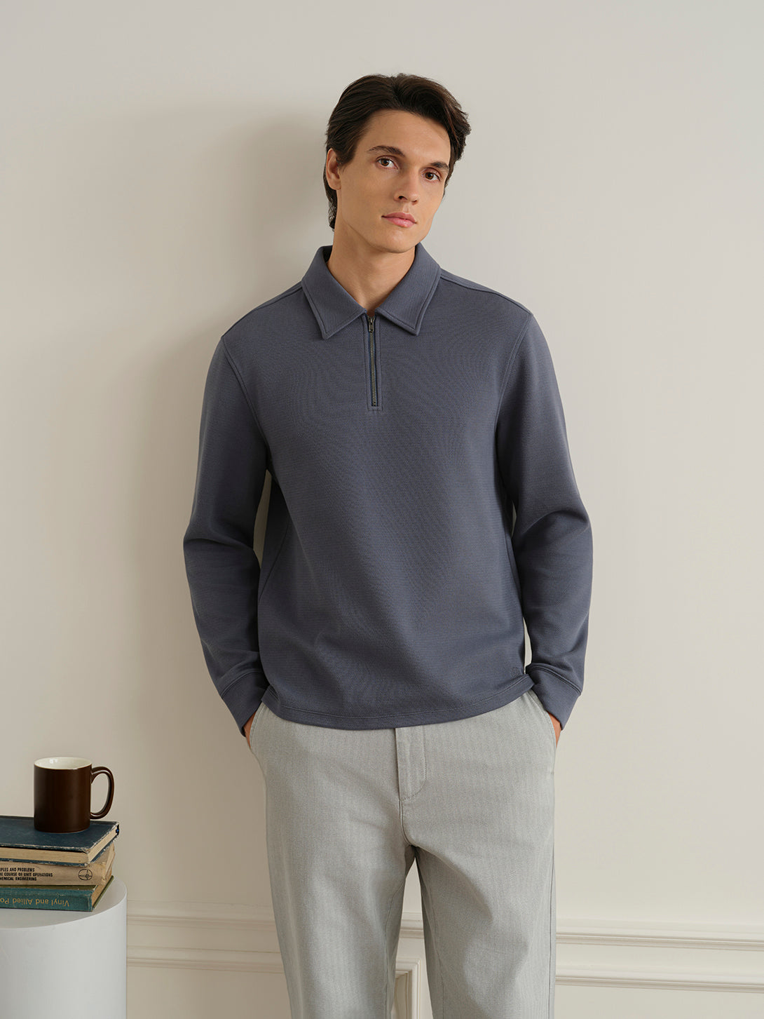 Lind Zip-up Polo