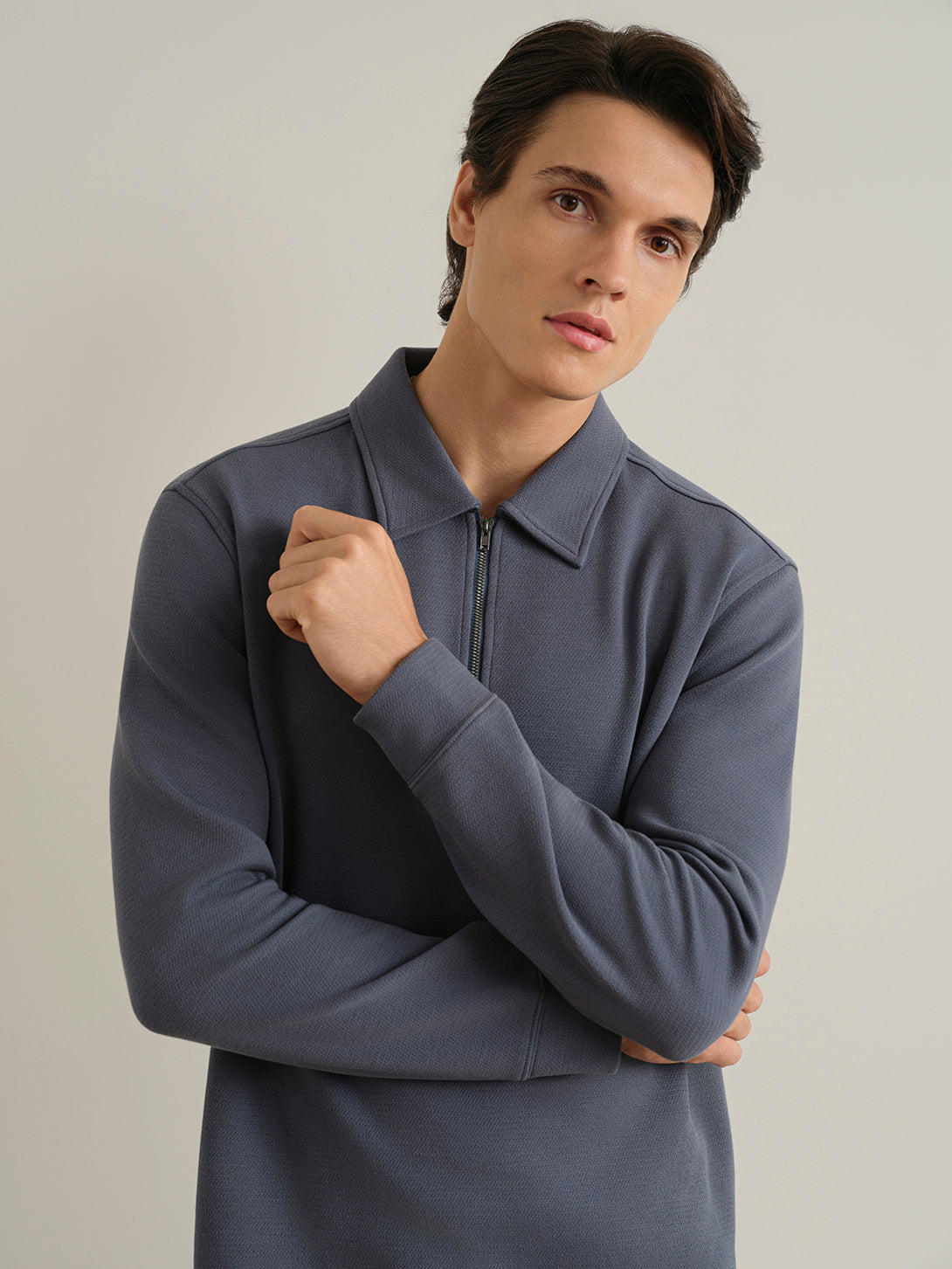 Lind Zip-up Polo