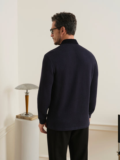 Lind Jacquard Rugby Polo