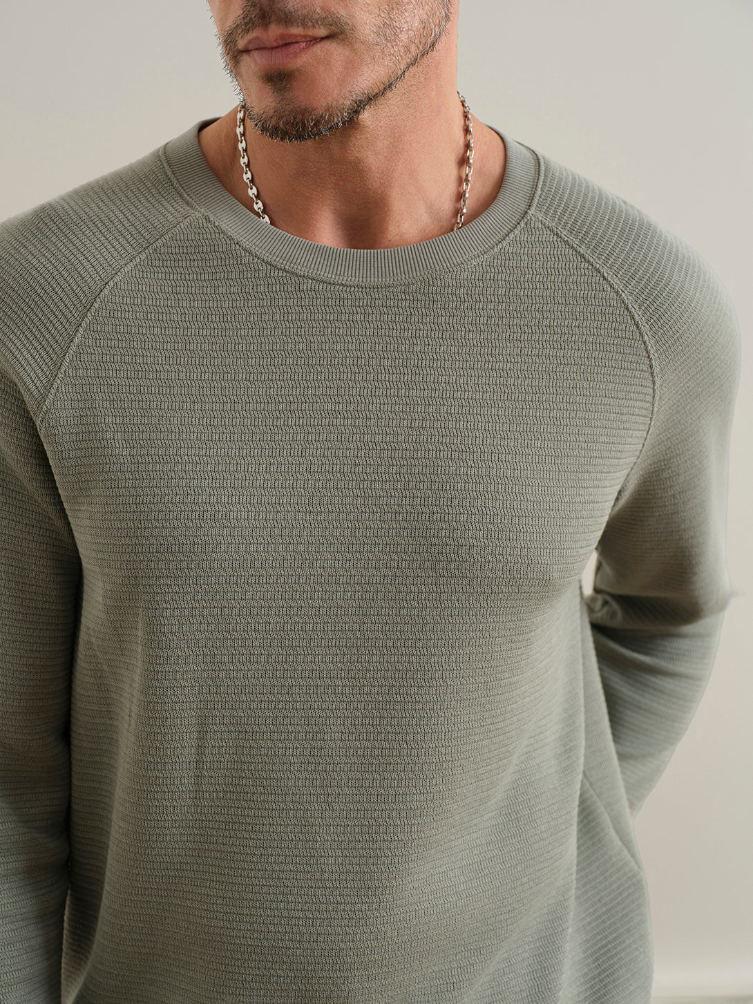 Deon Zigzag Knit L/S Tee