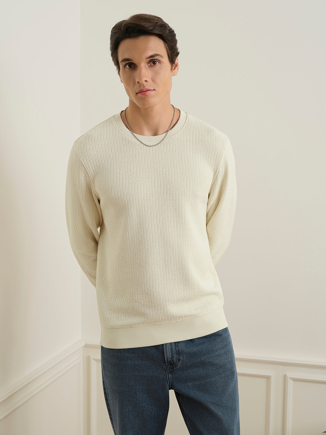 Deon Crochet Sweatshirt