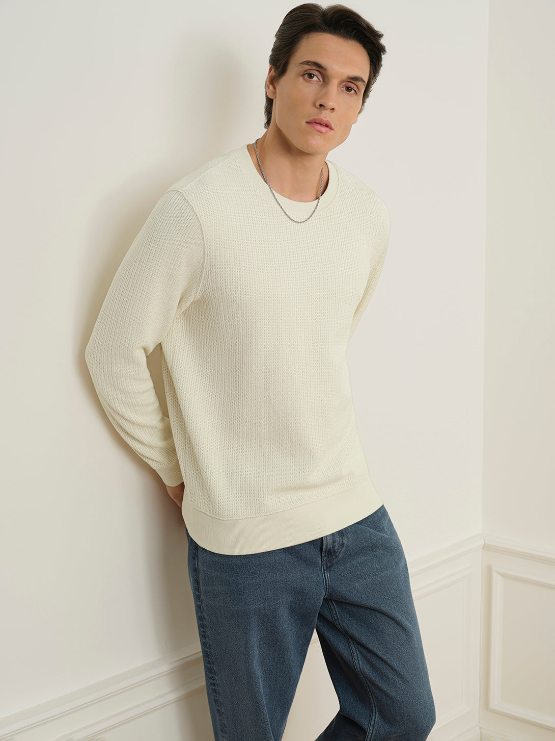 Deon Crochet Sweatshirt
