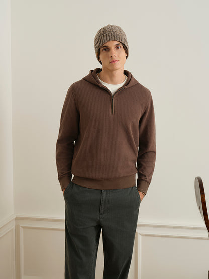 Deon Crochet Hoodie Sweatshirt